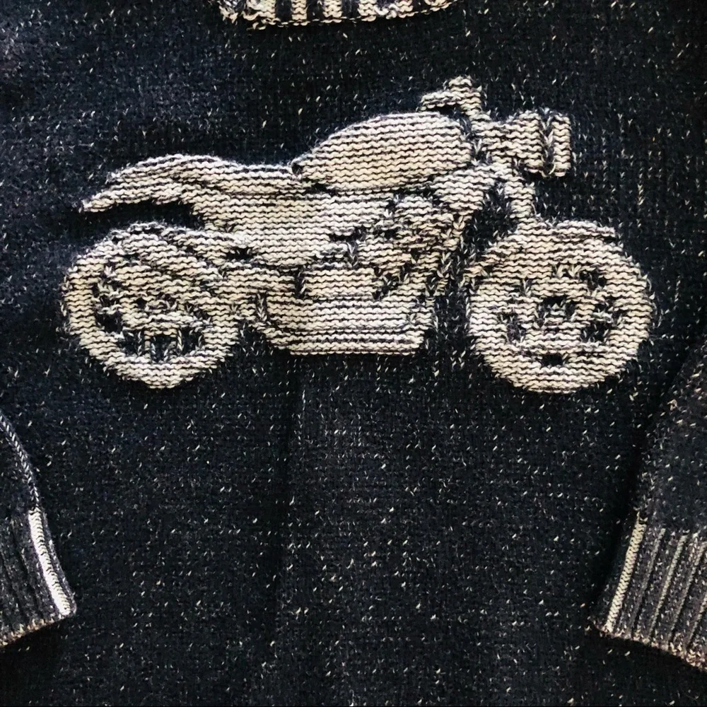 GYMBOREE - BOYS SIZE 2T MOTORCYCLE SWEATER
